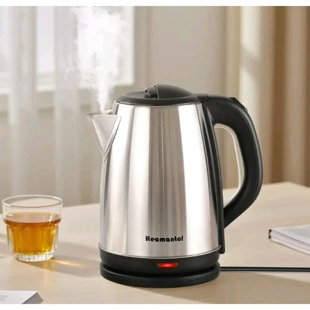 Heamantol 1.8 Liter Fast Boil Stainless Steel Electric  Kettle (Bin)